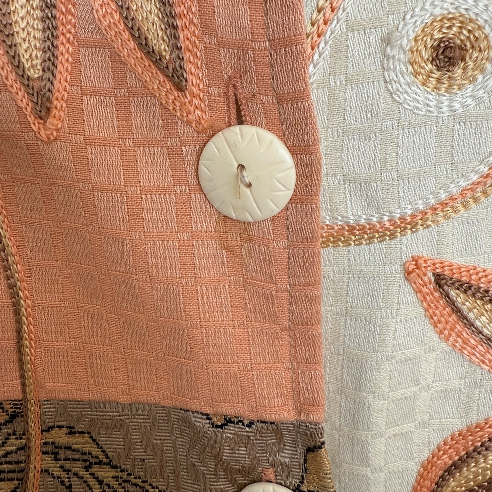 Julia Kim Embroidered Patchwork Tapestry Jacket -… - image 7